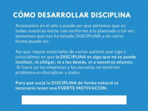 4 formas de desarrollar disciplina en tu vida diaria